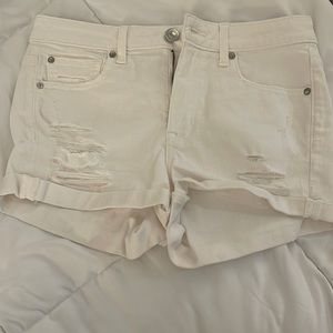 American eagle hi-rise shortie in size 8
